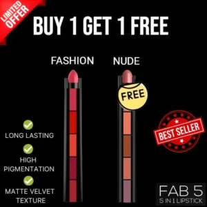 Fabulous 5 in 1 Matte Lipstick (Buy 1 Get 1 Free)