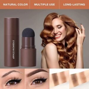 Eyebrow Stamp Shaping Kit Set Makeup Brow Waterproof Contour Stencil